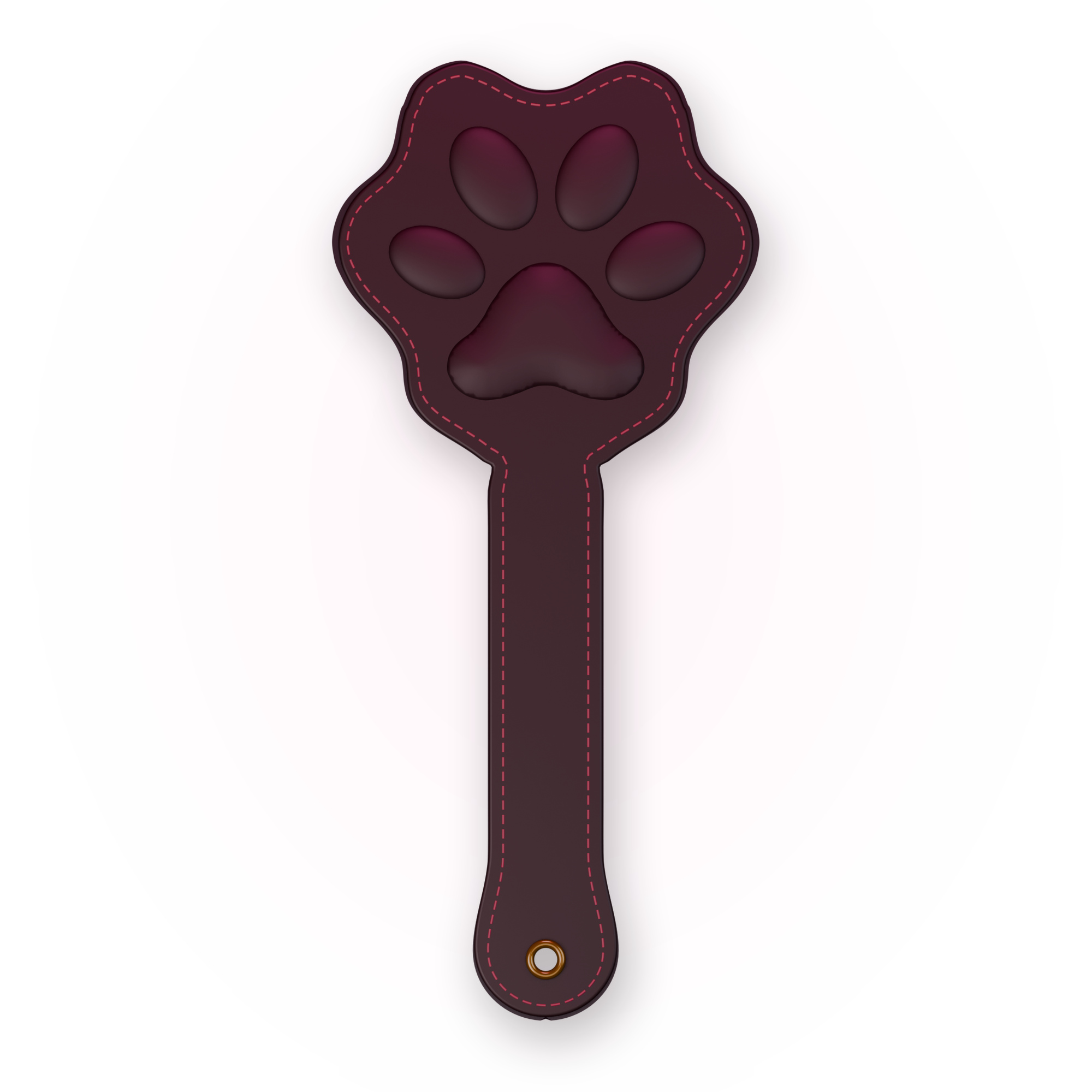 Front product view of the Catslay thermochromic sculpted paw paddle